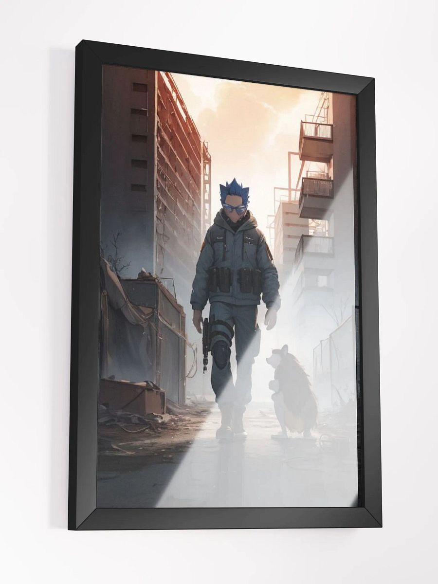 Sonic Slav and his faithful companion (framed poster) product image (6)