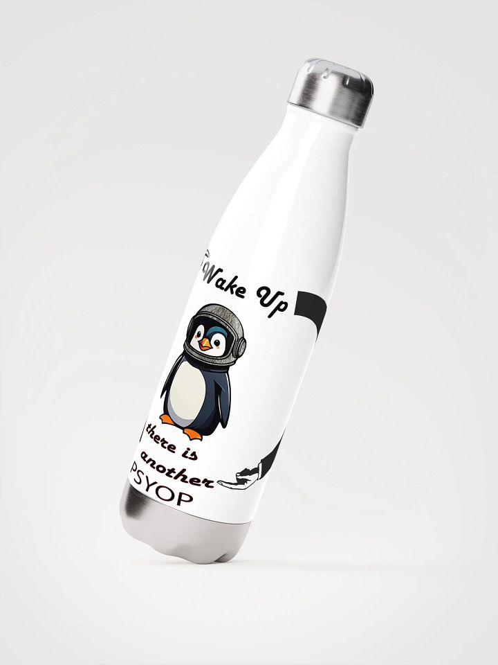 Psychedelic Penguin Stainless Steel Water Bottle product image (2)