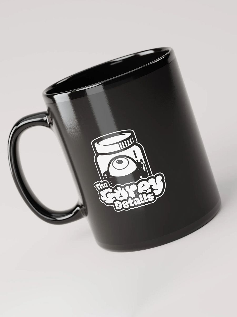 Full Logo White - Black Glossy Mug product image (1)