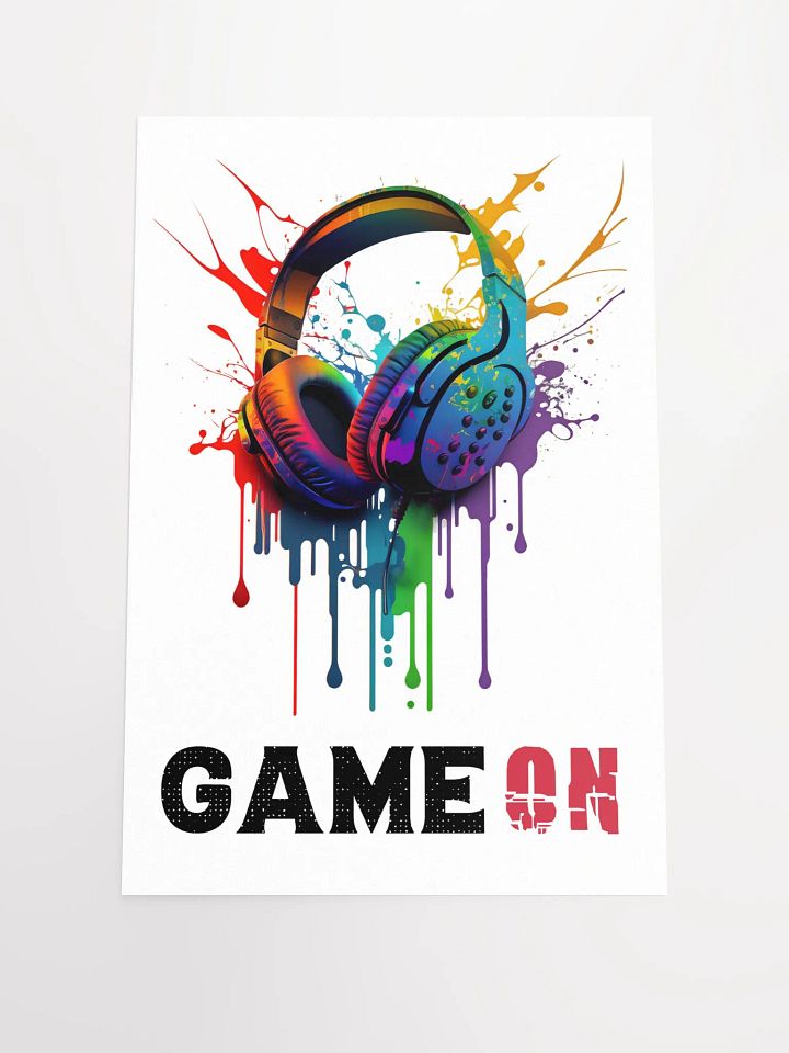 Game On: Gamers Headphone – Splattered Paint Edition product image (3)
