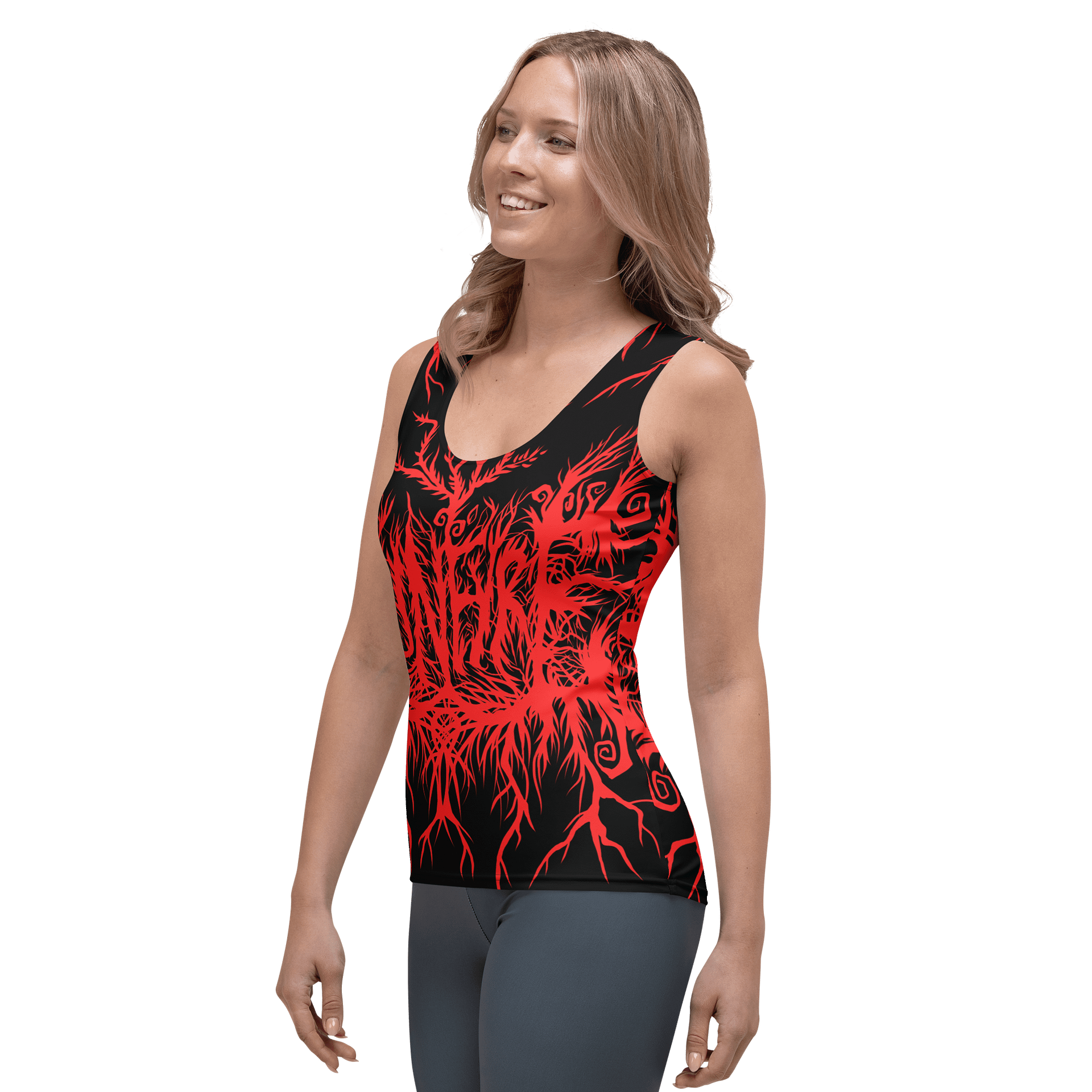 Sunfyre Red Metal Logo All Over Tank product image (3)