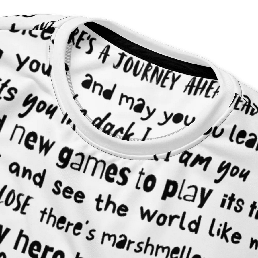 Lyric Cheat Sheet Sweatshirt. product image (4)