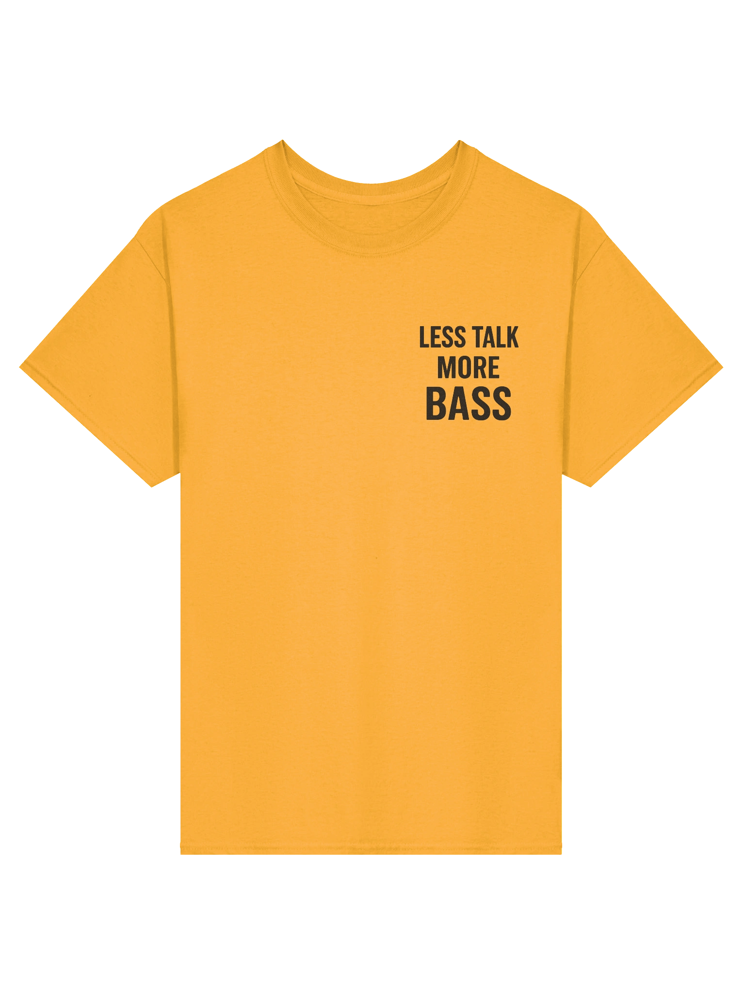 Less Talk MORE BASS @shaksbasschannel bass t-shirt product image (2)