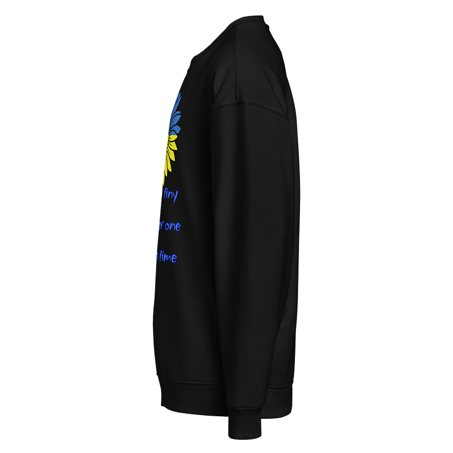 Ukrainian Sunflower Hug Organic Sweatshirt product image (3)