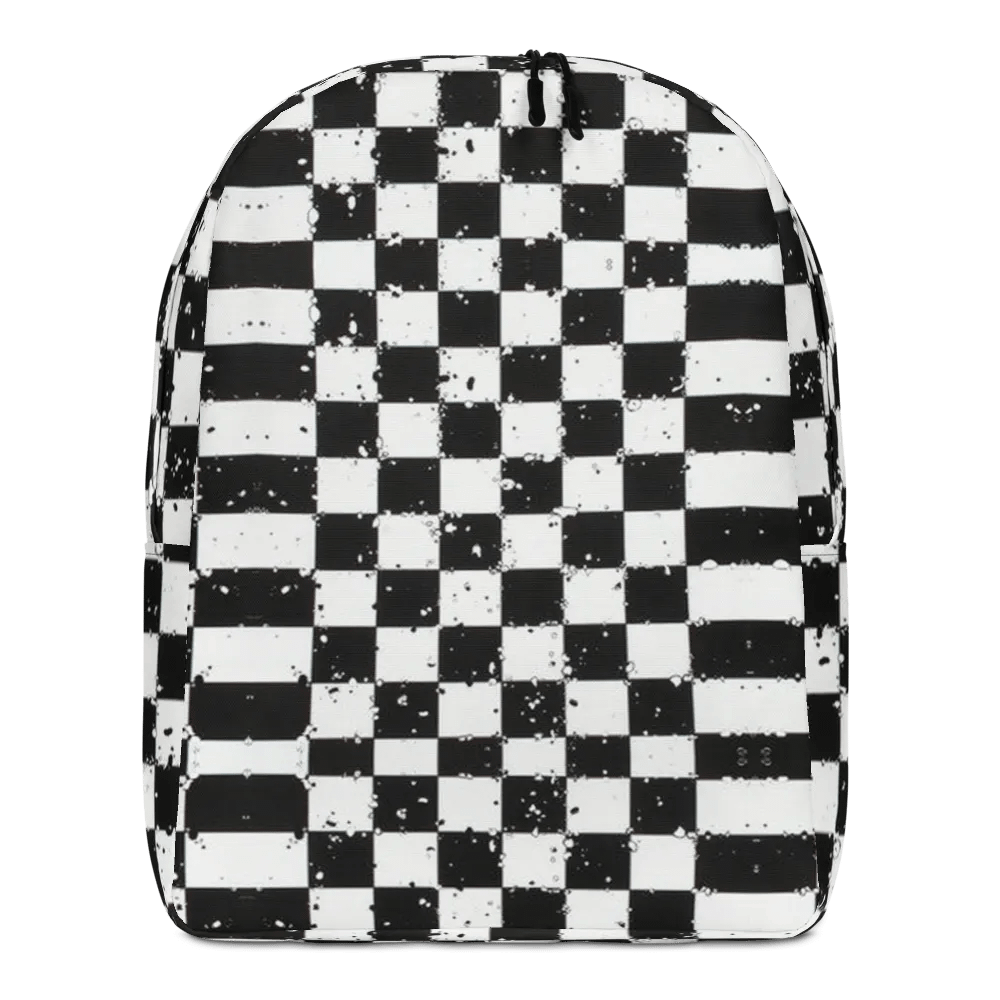 Distorted Monochrome Wave Backpack product image (3)