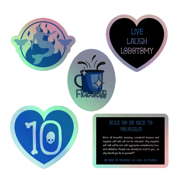 Self Love Holo Sticker Sheet product image (1)