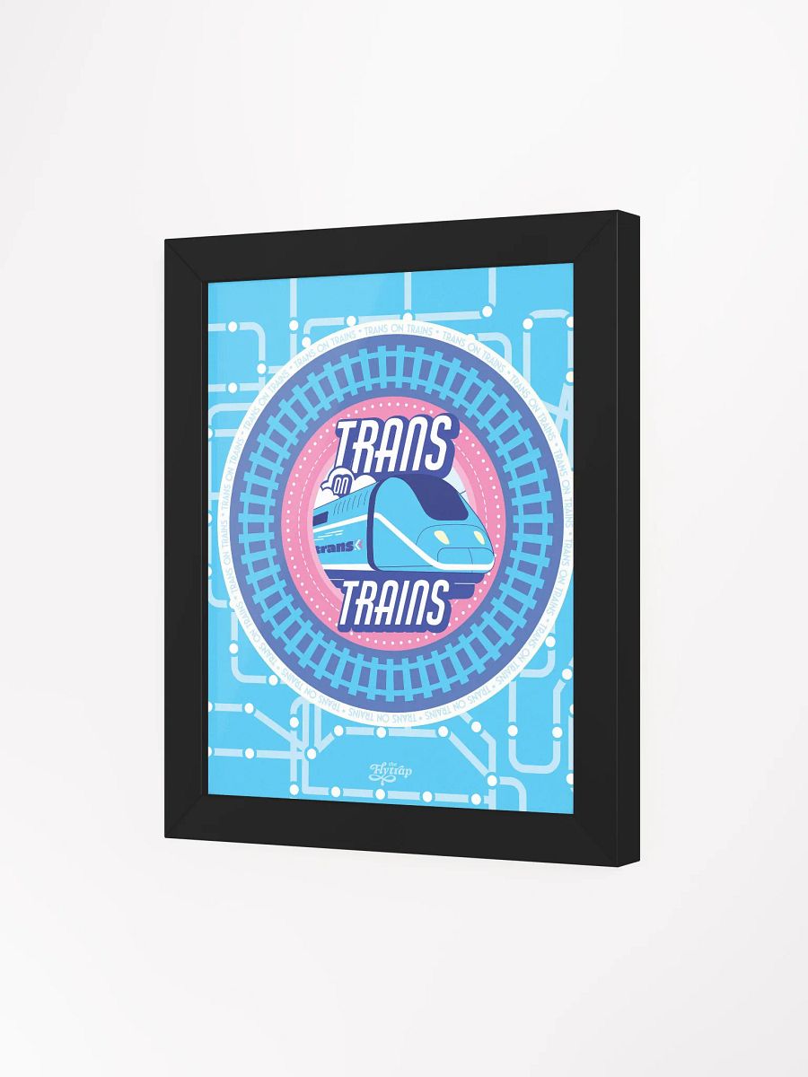 Trans on Trains 8x10 framed poster product image (7)