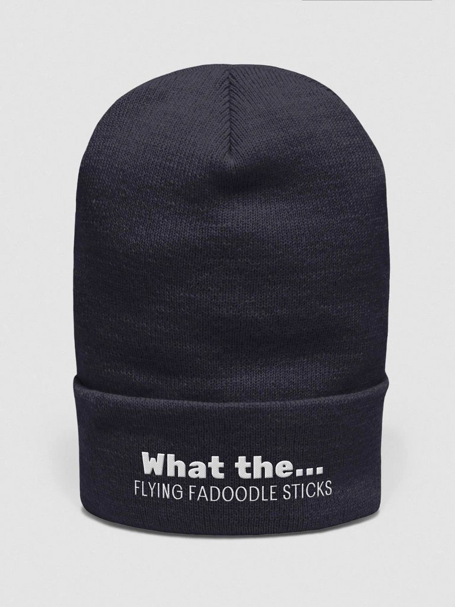 What the... Beanie - White Embroidery product image (3)