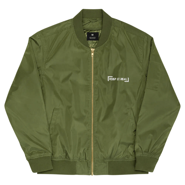 Threadfast Apparel Premium Bomber Jacket - Font Style (4) product image (2)