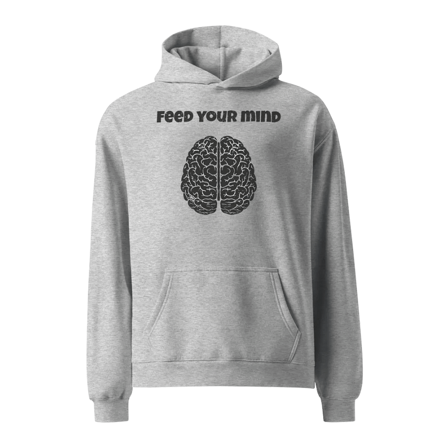 Feed Your Mind Unisex Premium Oversized Hoodie product image (2)