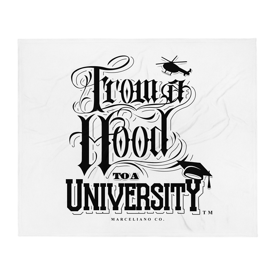 Hood to a University 50" x 60" Blanket product image (2)