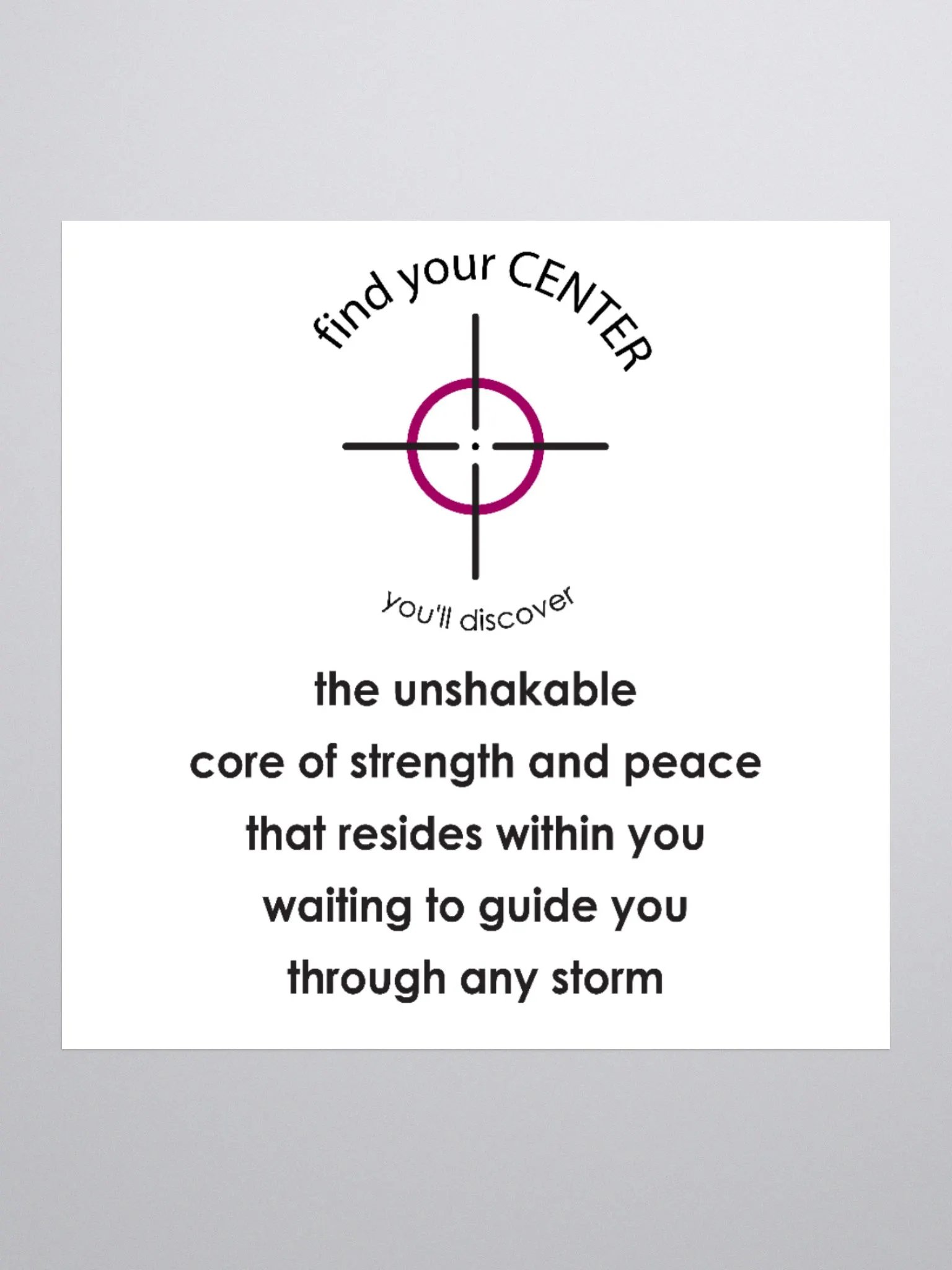 Center Sticker product image (1)