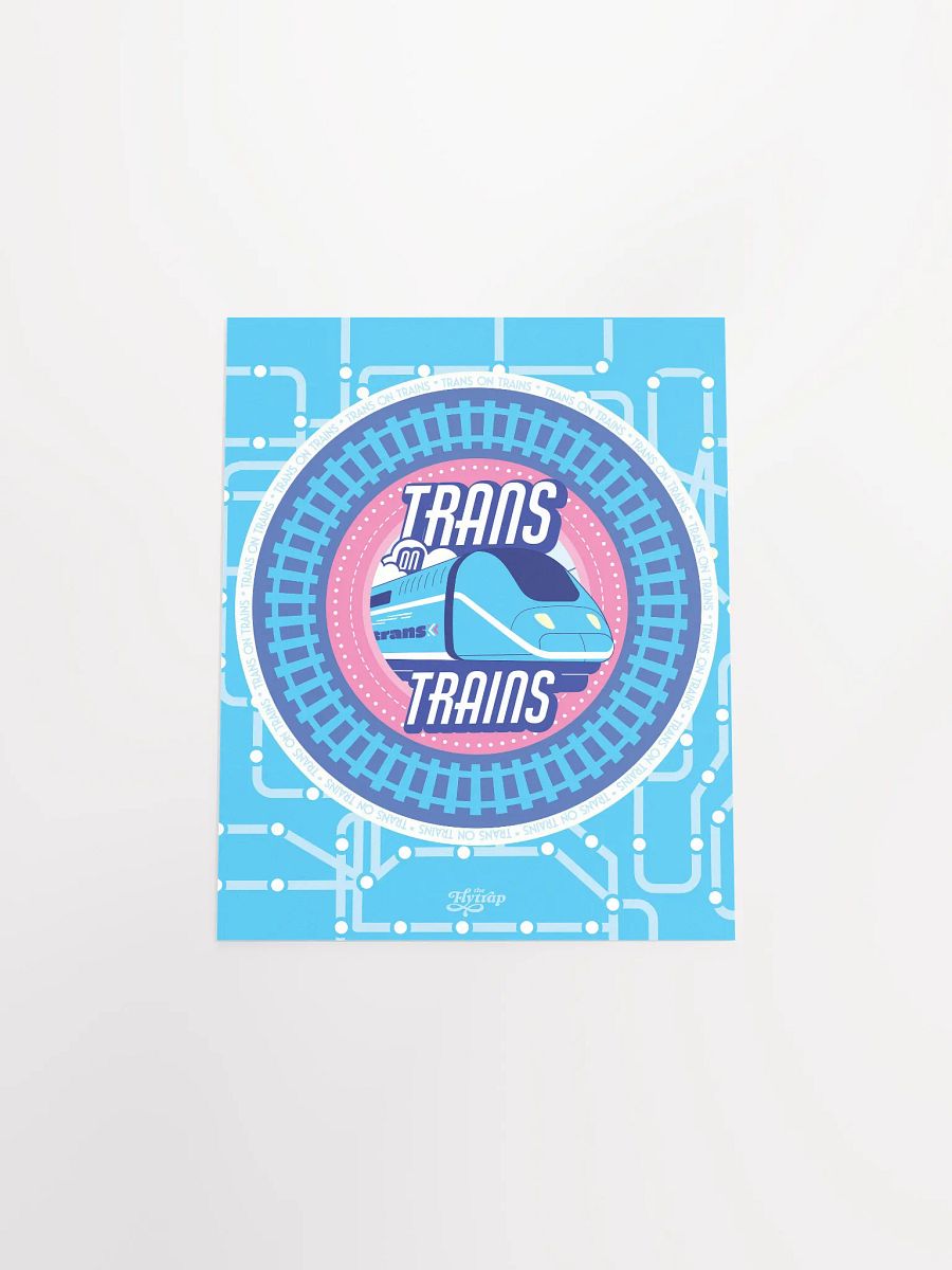 Trans on Trains 8x10 poster product image (4)