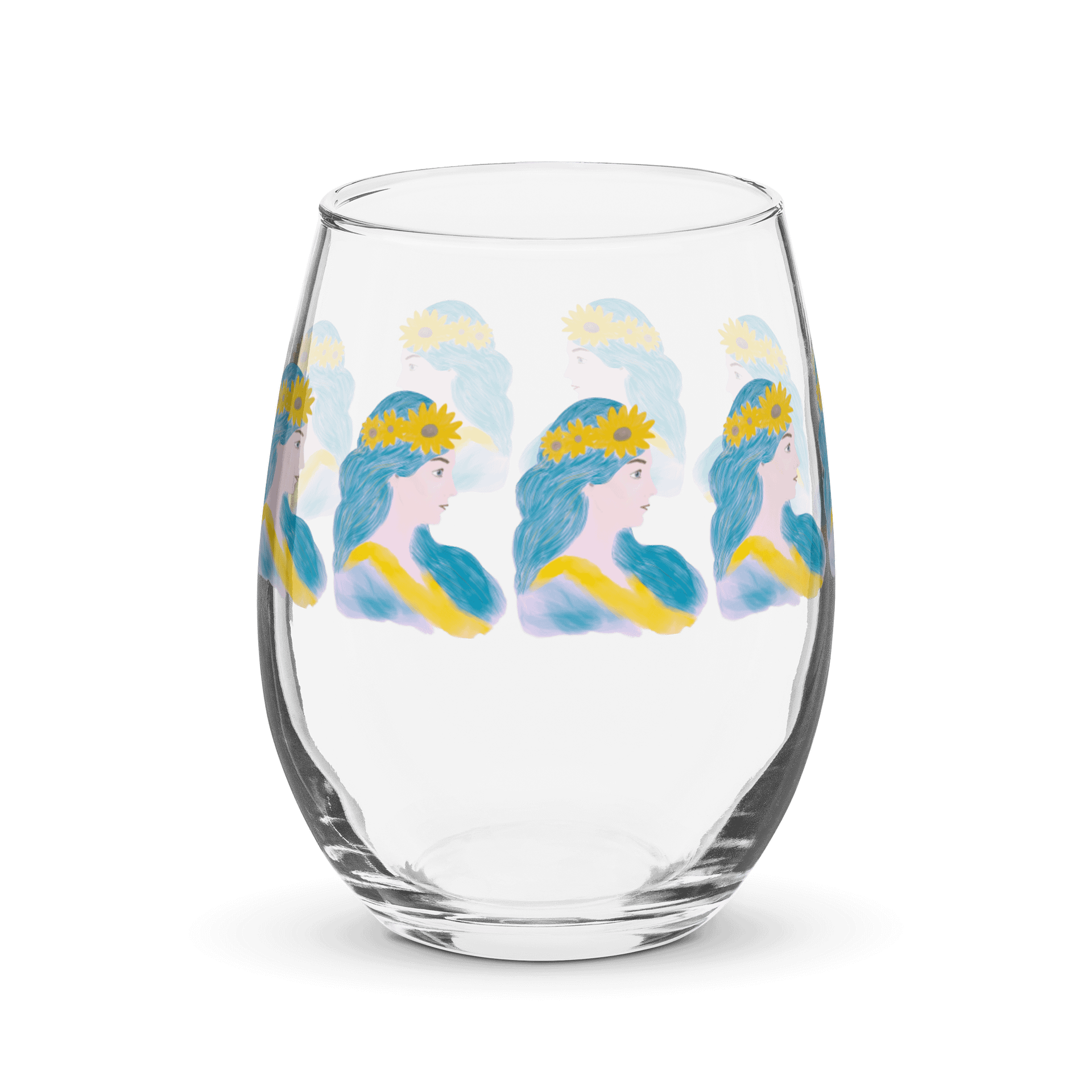 Abstract Elegance Stemless Wine Glass product image (4)