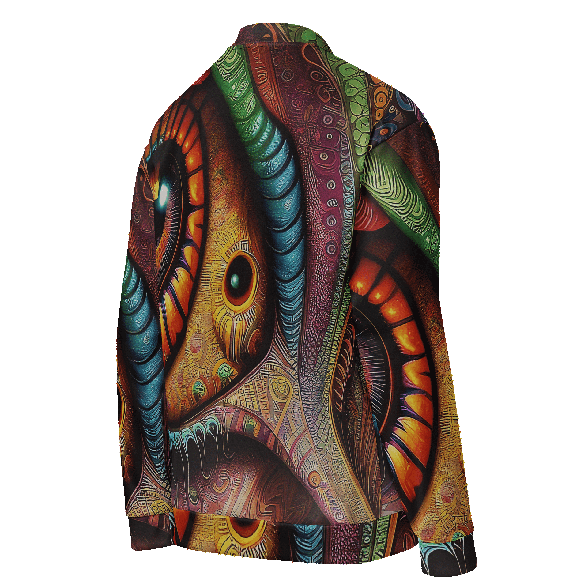 Abstract Eye Print Bomber Jacket product image (4)