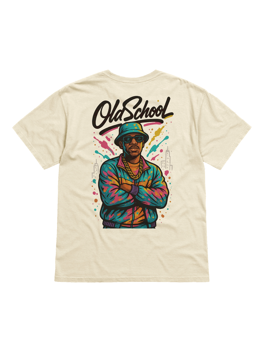 Old School Hip Hop T-Shirt – Retro Urban Graffiti Style Design product image (1)