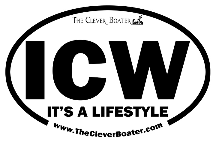 ICW - IT'S A LIFESTYLE - Euro style bumper sticker 4.5x3 inches product image (2)