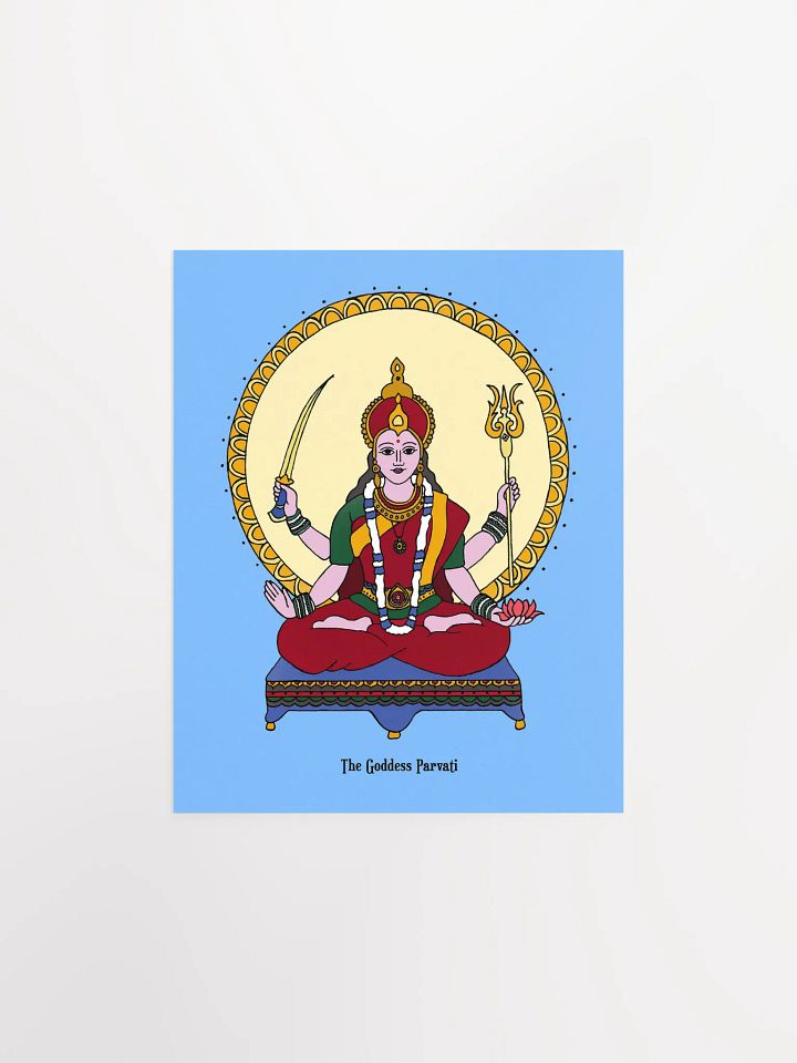 Goddess Parvati 8x10 Print product image (1)