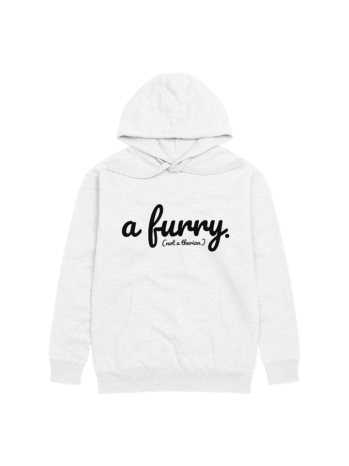 Clearly a furry hoodie (light edition) product image (1)