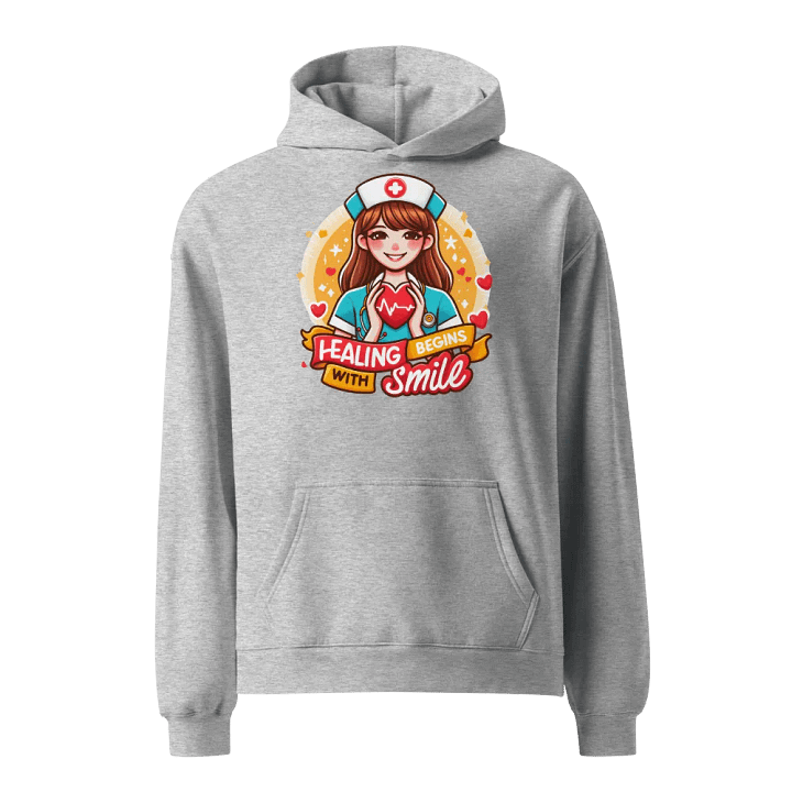 Smile of Healing Oversized Hoodie product image (4)