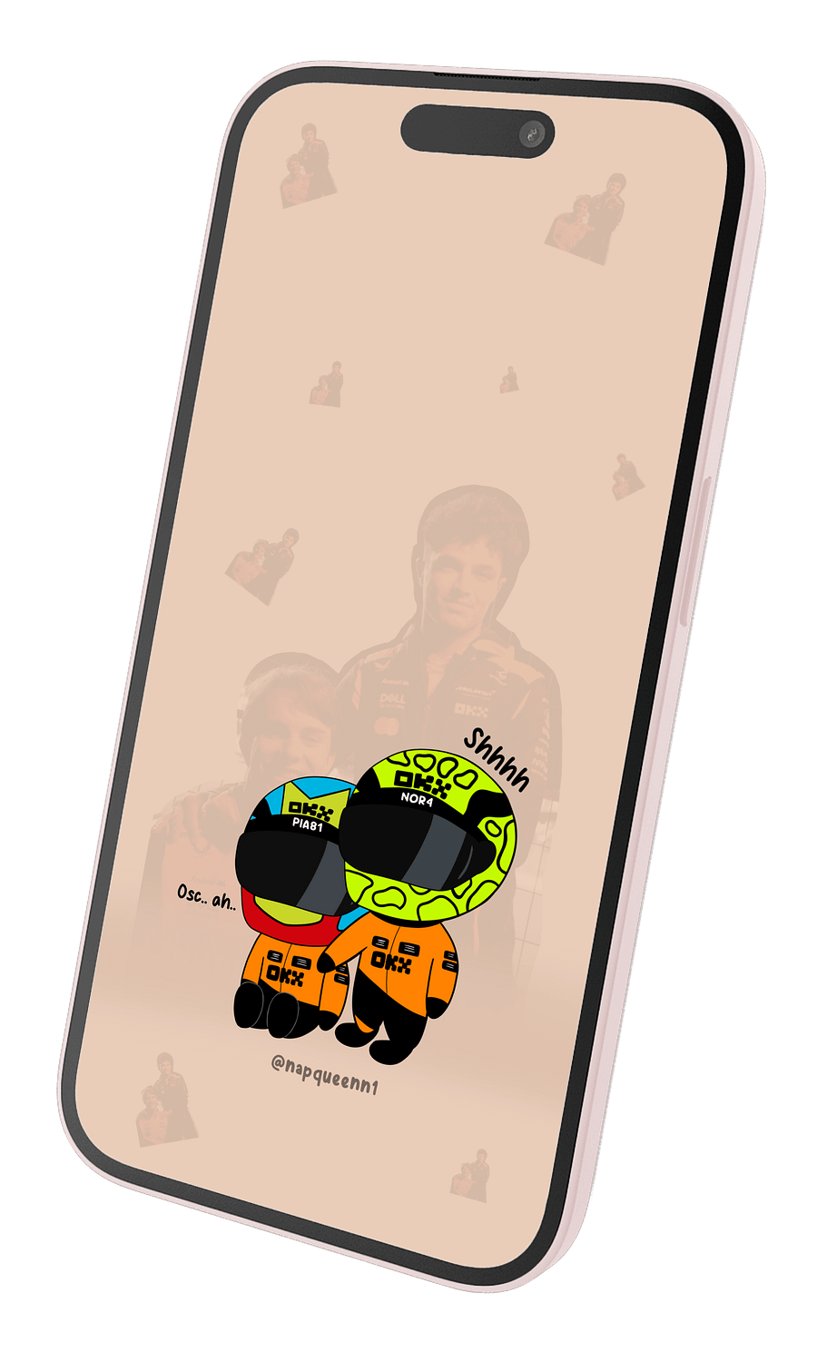 Landoscar Las Vegas GP 2024 - Phone Wallpaper product image (3)
