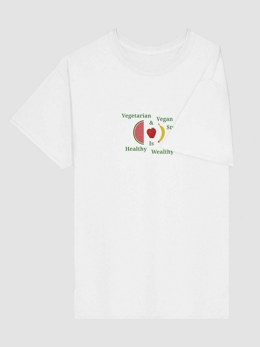 Healthy Wealthy Vegetarian & Vegan Tee product image (3)