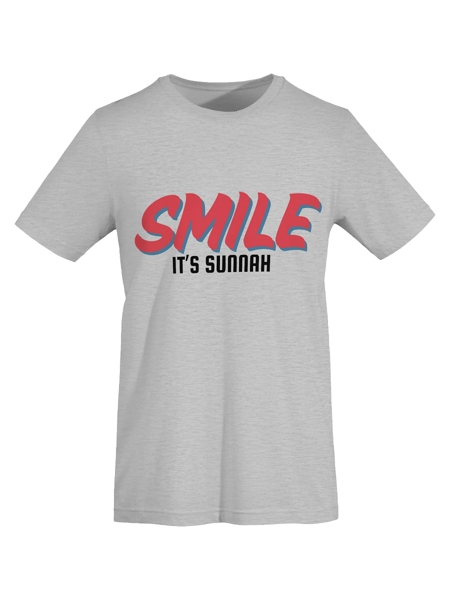 Light "Smile It's Sunnah" T-Shirt in Vivid Red product image (1)