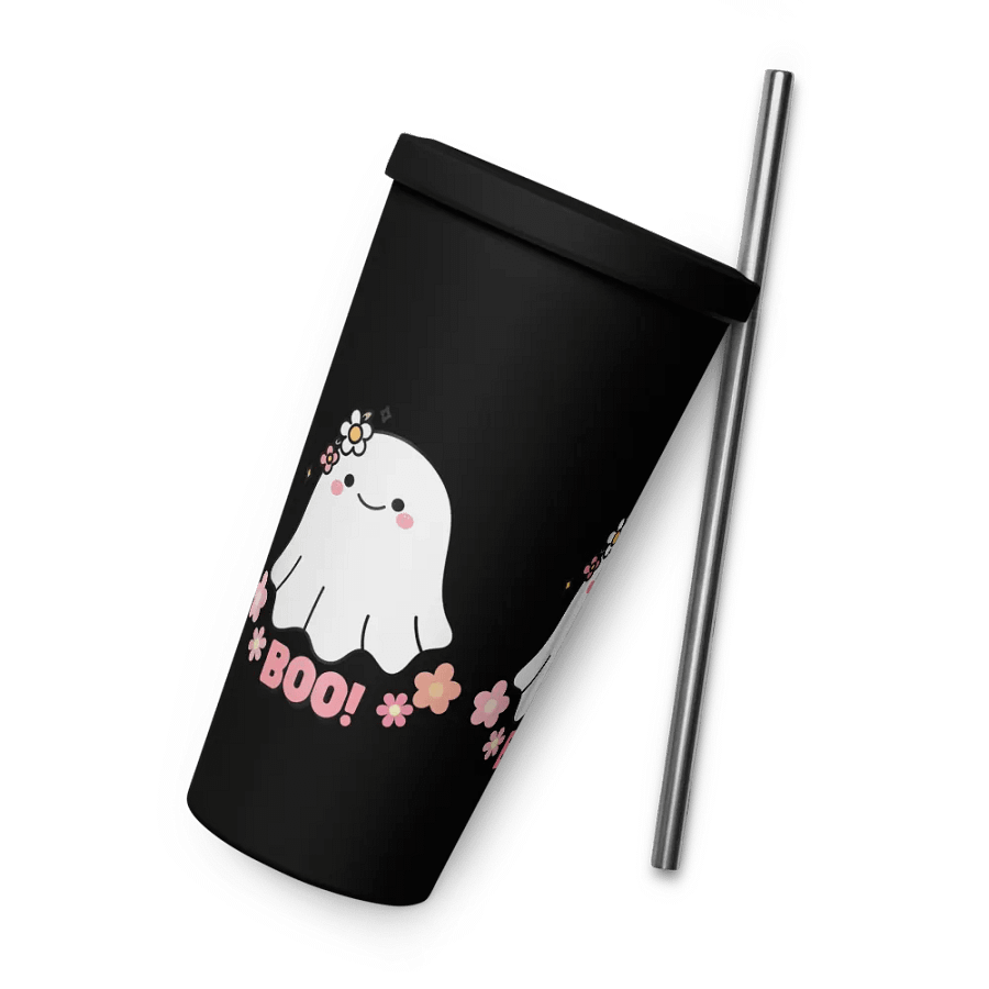 Flower Boo Ghost Insulated Tumbler product image (4)