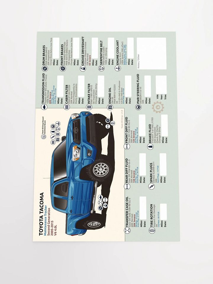2nd GEN MAINTENANCE TRACKER V1.0 - Speedway product image (2)