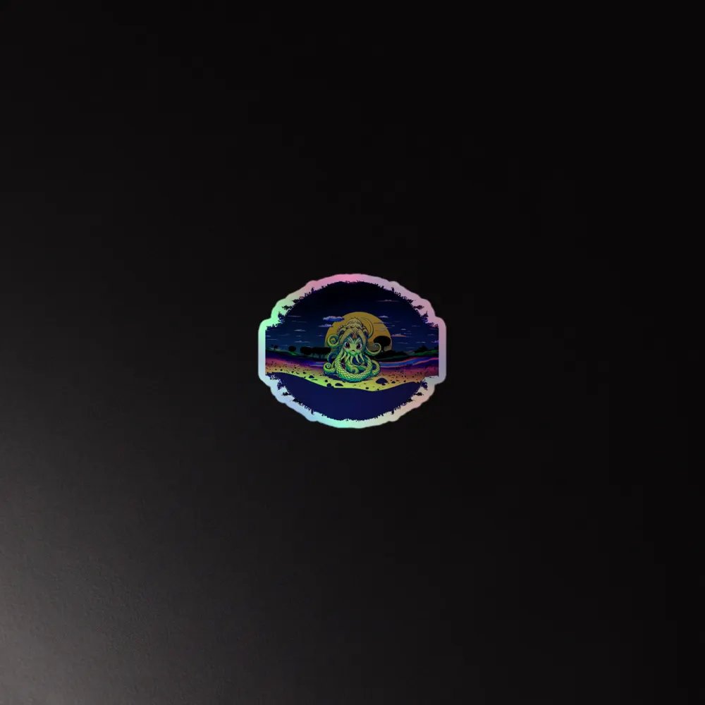 Sand Kraken Holographic Sticker product image (4)