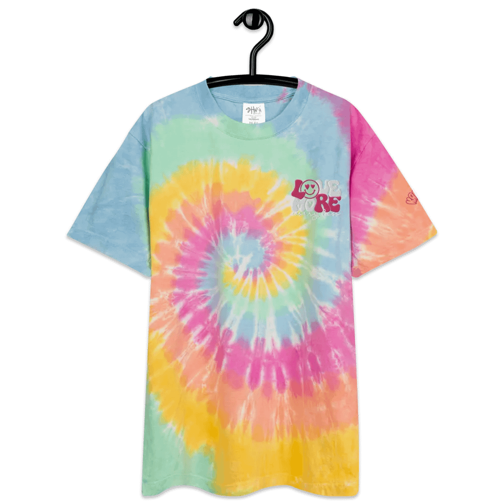 Love More Worry Less Trippy Tee product image (7)
