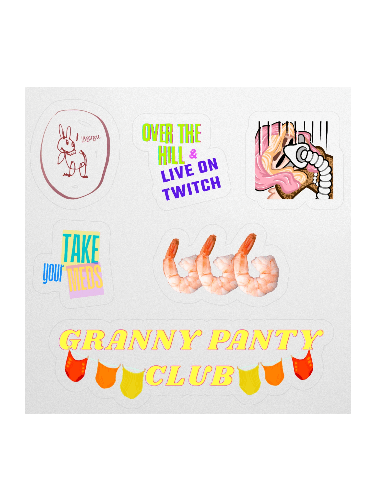 Chaos Sticker Sheet product image (1)