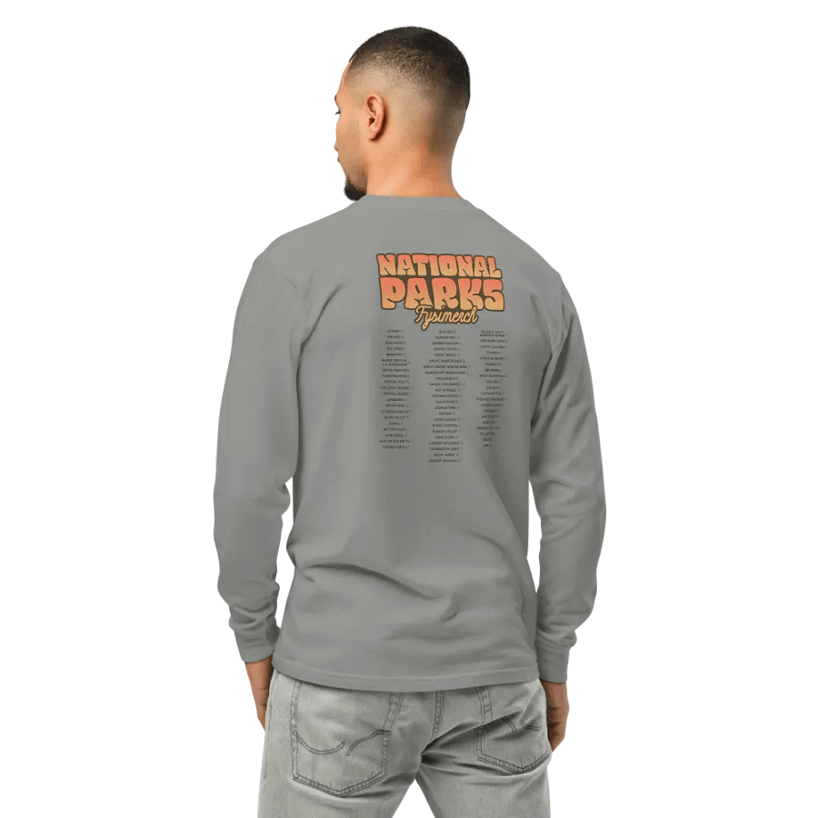 National Parks Tour Organic cotton Long sleeve t-shirt product image (3)