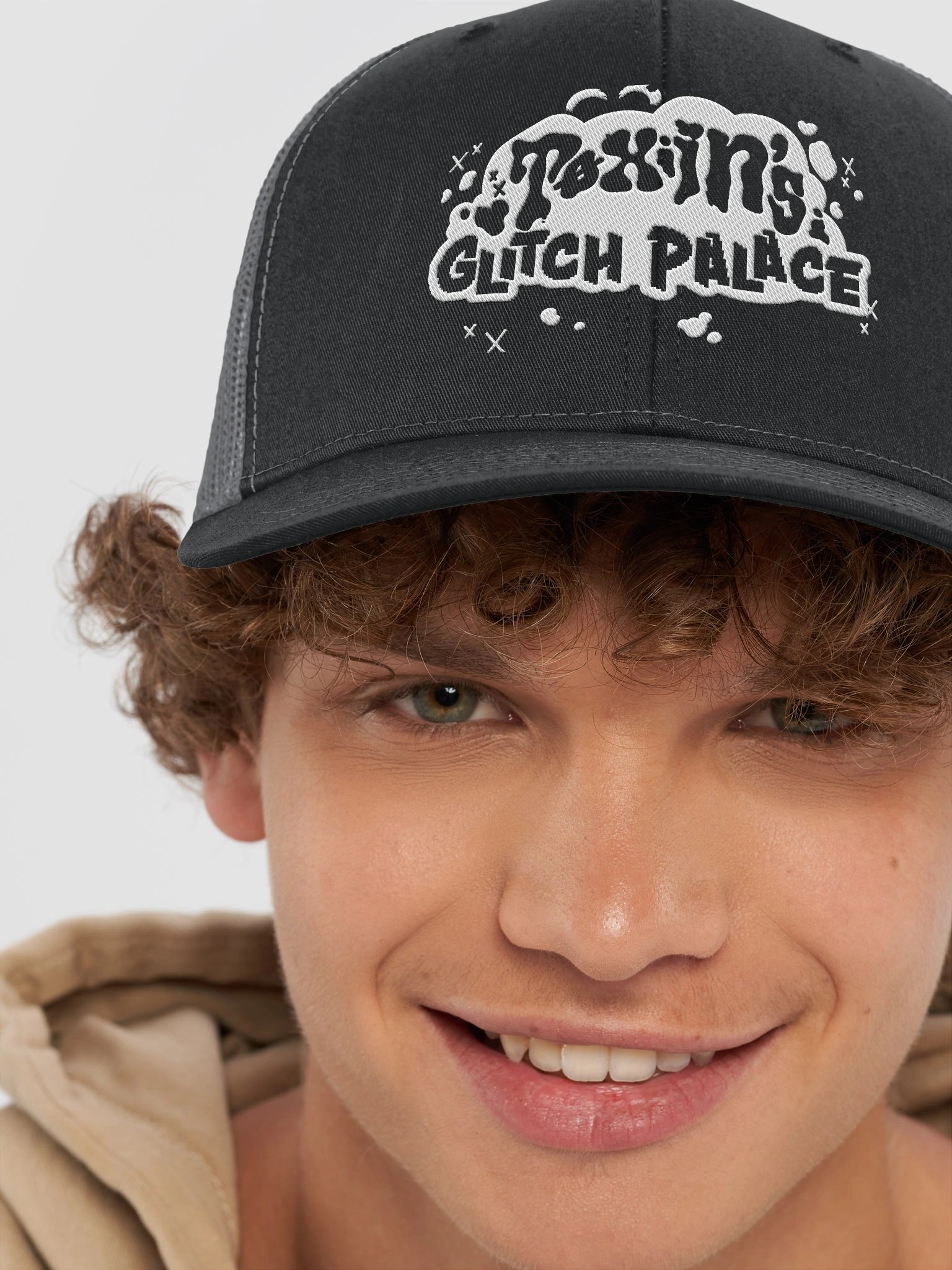 Toxiin's Glitch Palace Trucker Hat product image (46)