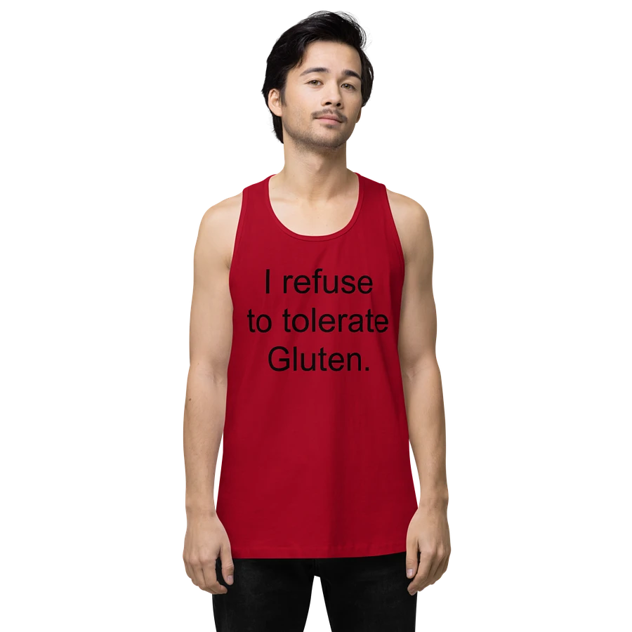 I refuse to tolerate gluten tank top product image (27)