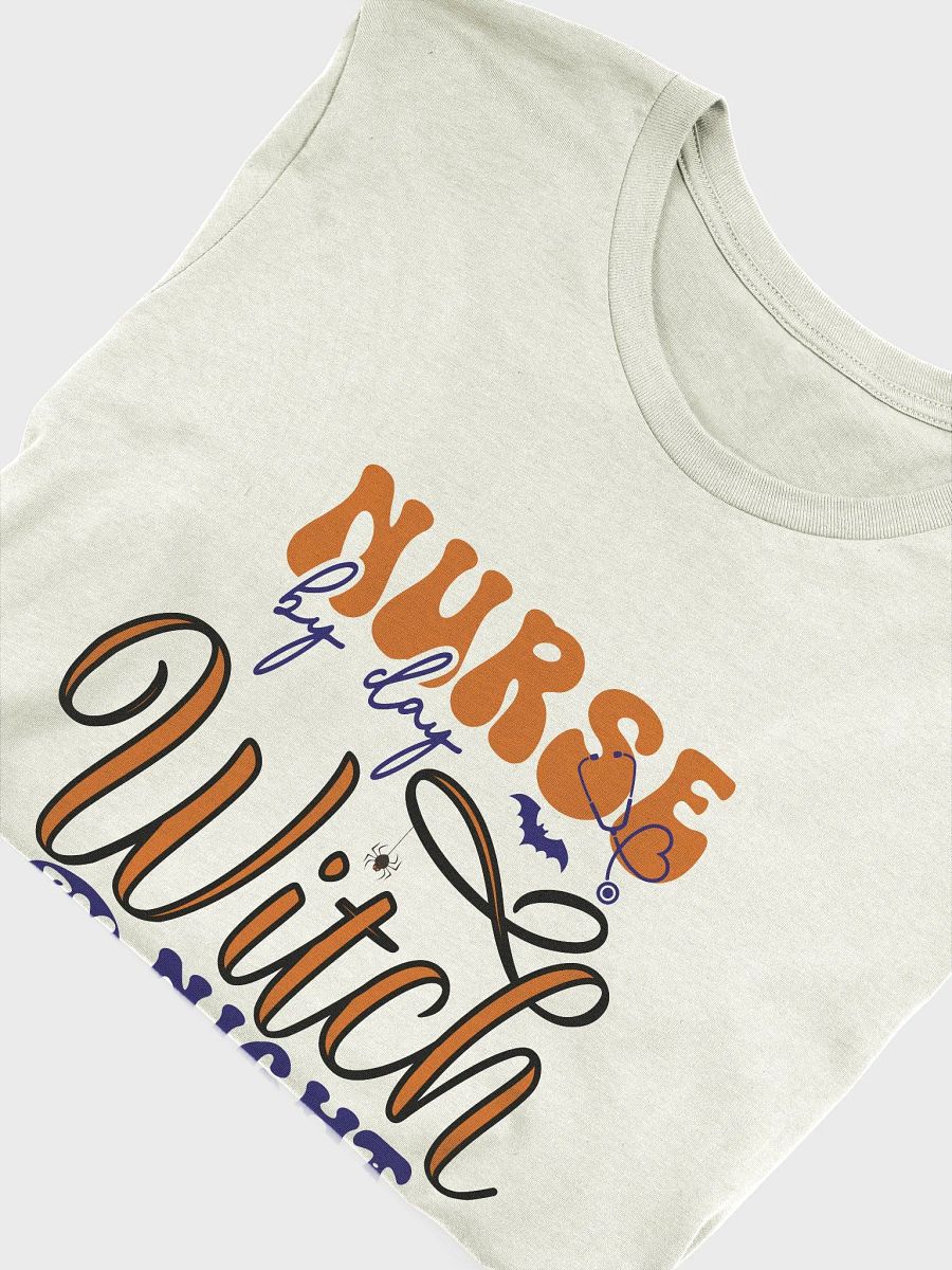 Nurse By Day, Witch By Night Halloween T-Shirt | Spooky & Fun Tee for Healthcare Heroes product image (45)