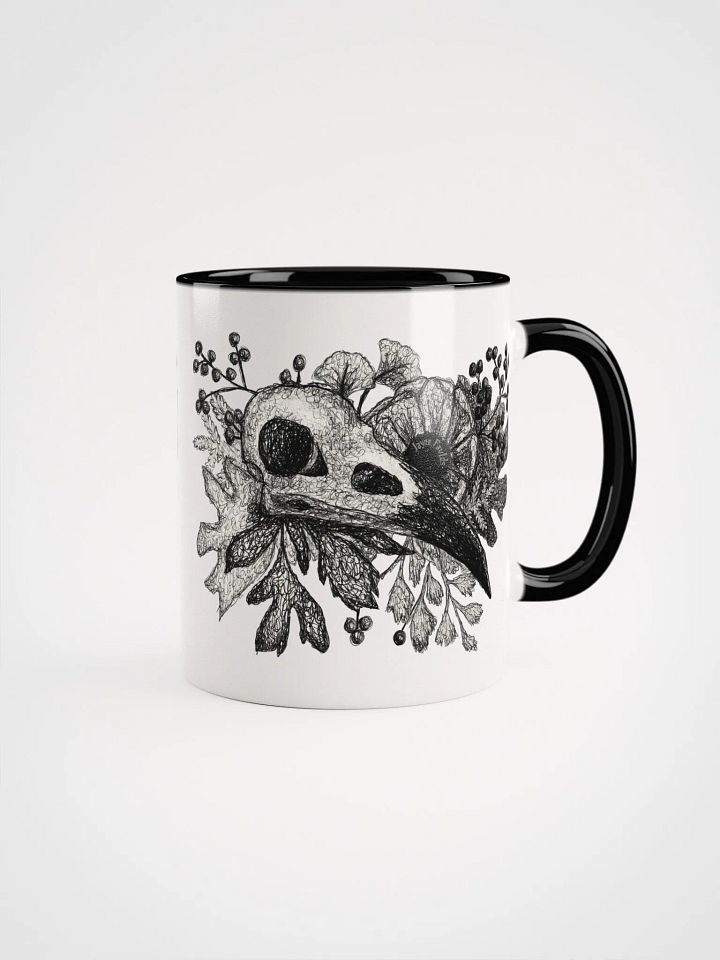 Raven Skull White Mug product image (2)