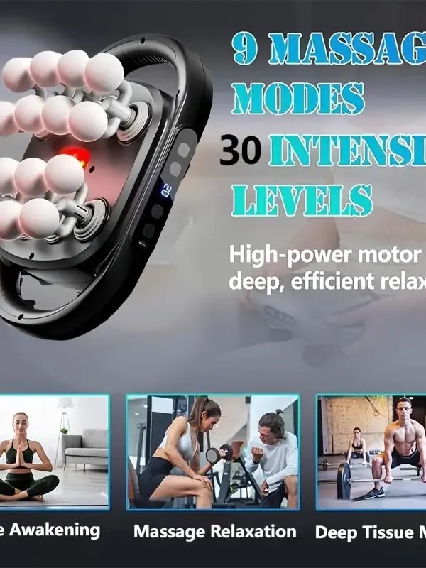 16-Head Flesh Gun Massage Device, Deep Tissue Muscle Instrument. product image (3)