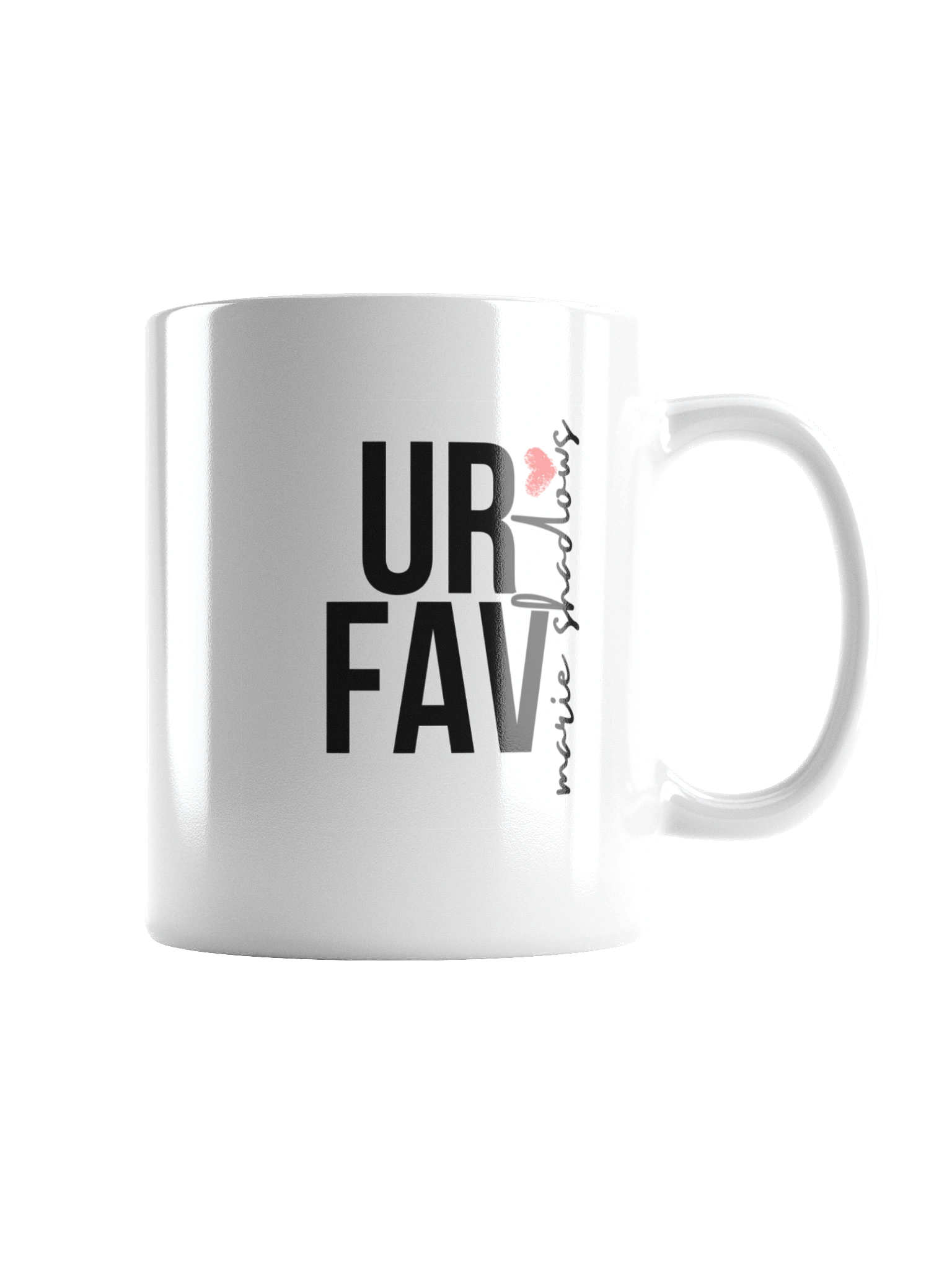 Ur Fav Marie Shadows White Glossy Mug product image (6)