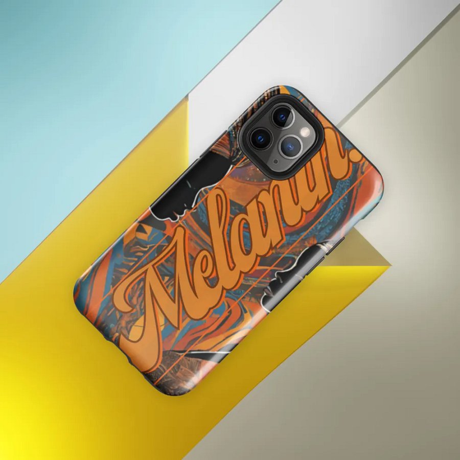 Orange Melaninated Women Phone Case product image (33)