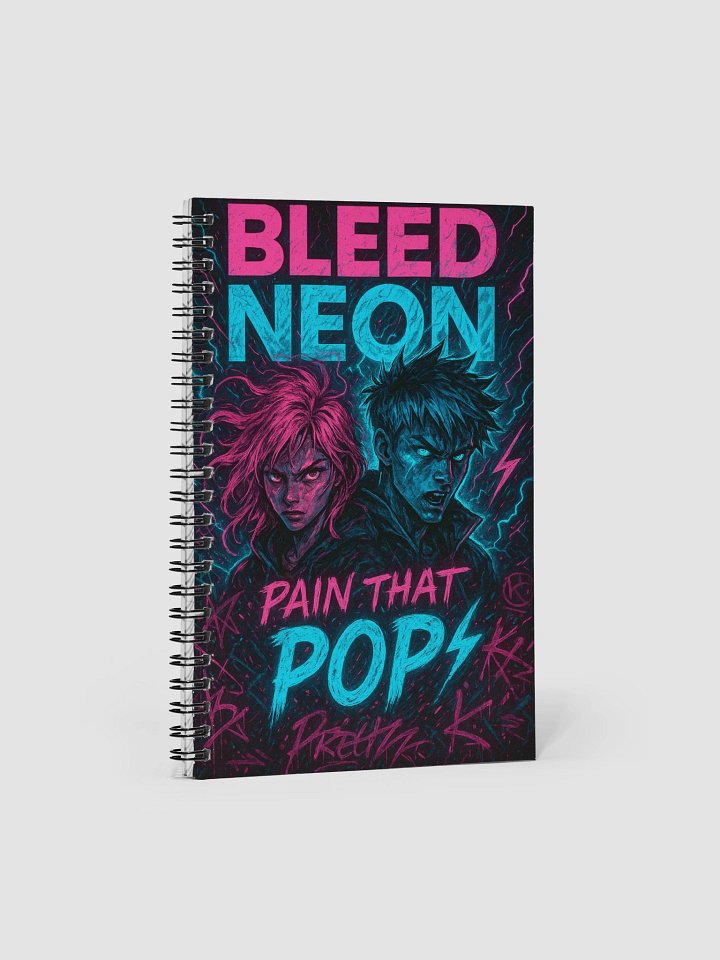 Bleed Neon Spiral Notebook product image (1)