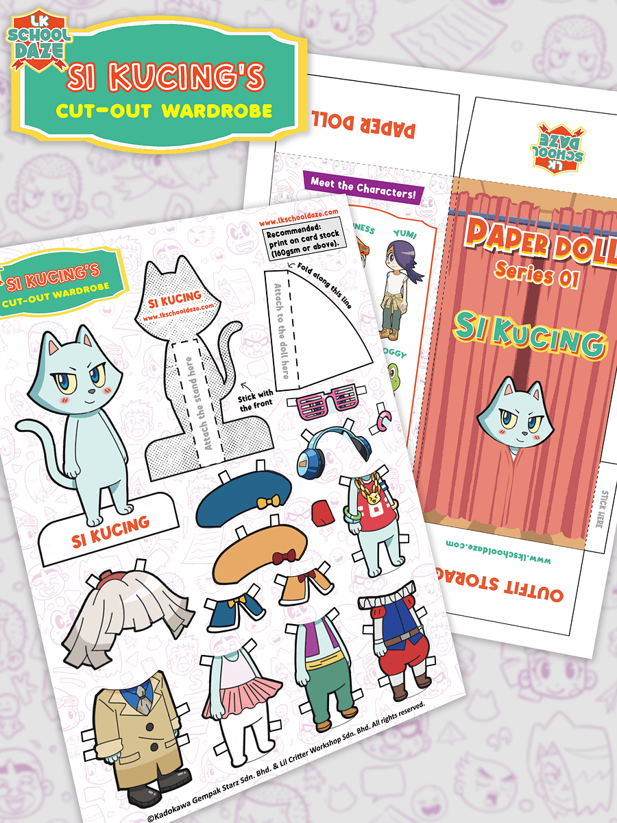 Paper Doll Si Kucing product image (2)
