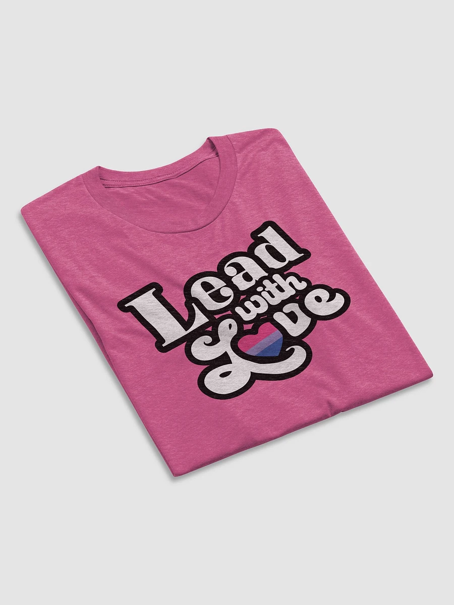 Lead With Love T-Shirt: Bisexual product image (64)