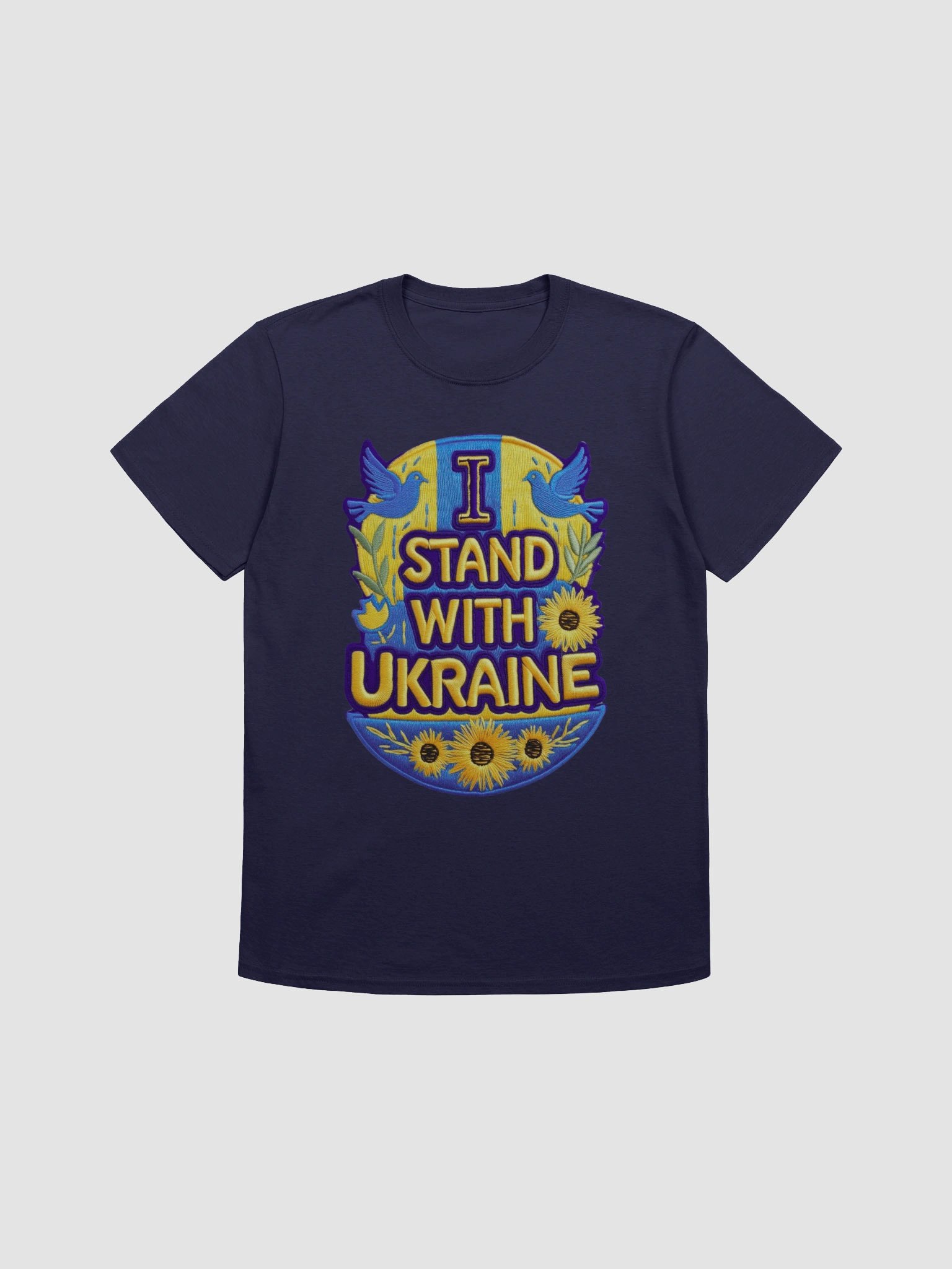 Unity Doves Embroidered T-Shirt product image (6)