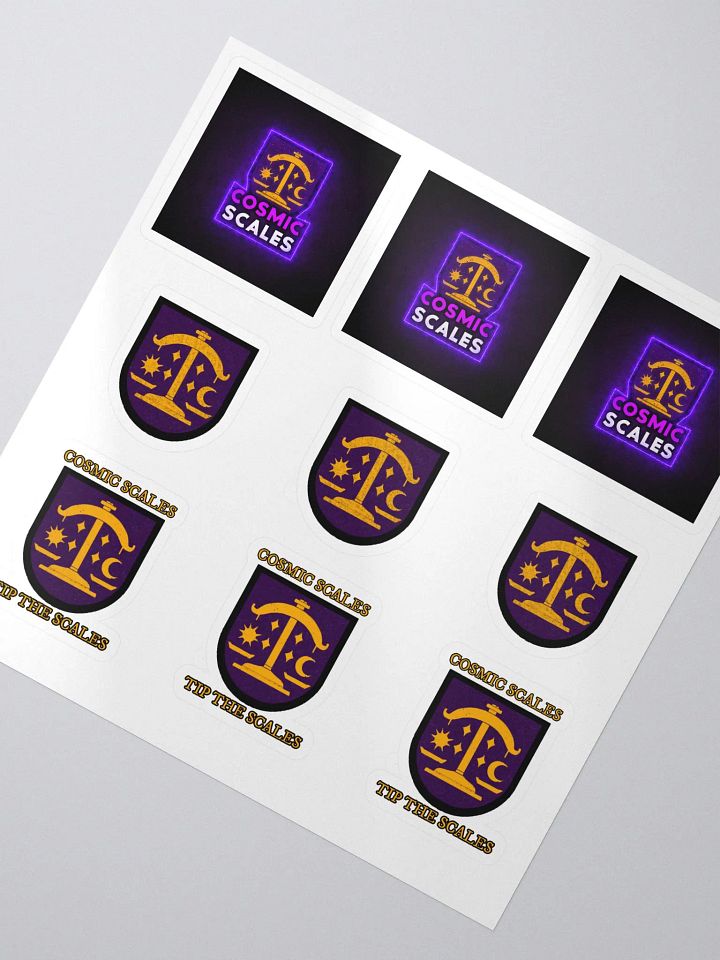 Cosmic logo stickers product image (2)