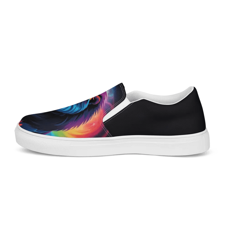 Colorful Lion All Over Print Slip On Shoes product image (8)
