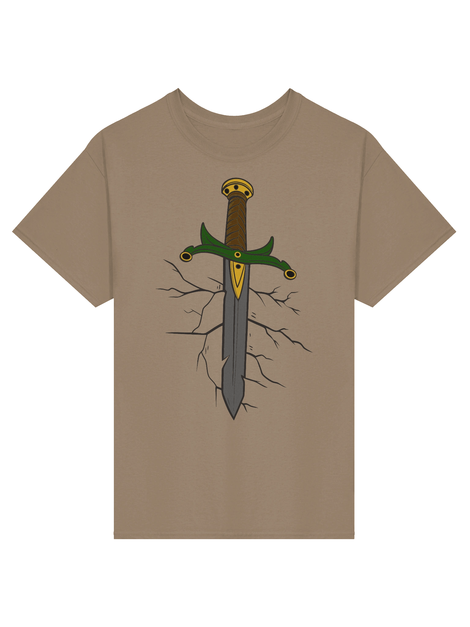 Cracked Steel Guardian Sword T-Shirt product image (1)
