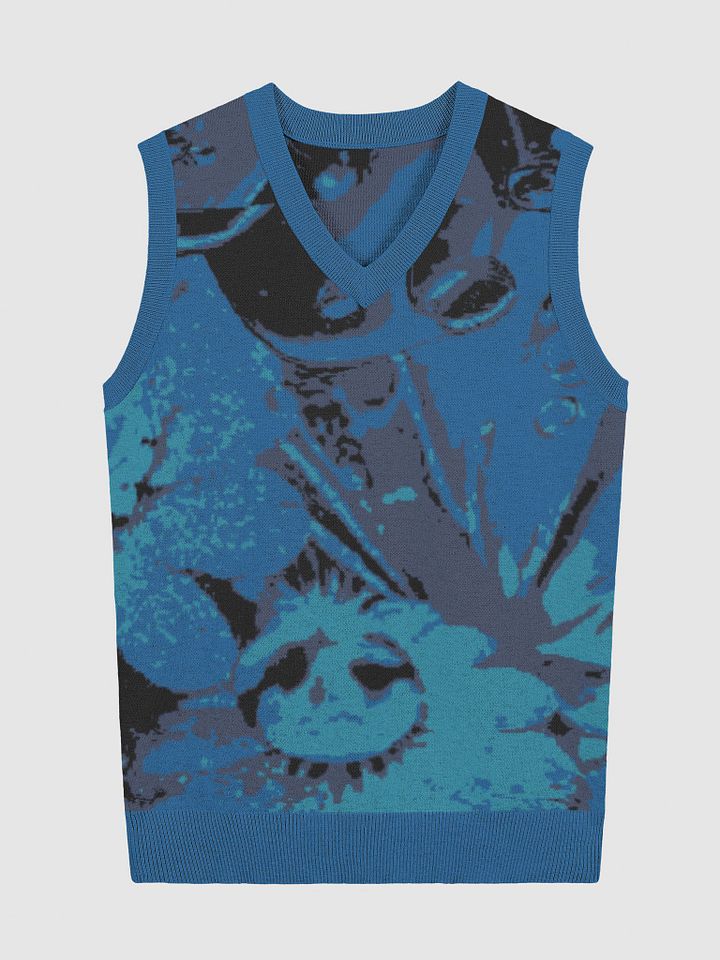 Kawaiikitten Exclusive Premium Dew Drop Knitwear V Neck Vest product image (2)