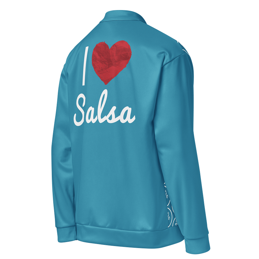 I Love Salsa - Chamarra Bomber Azul All-Over Print Blue product image (1)