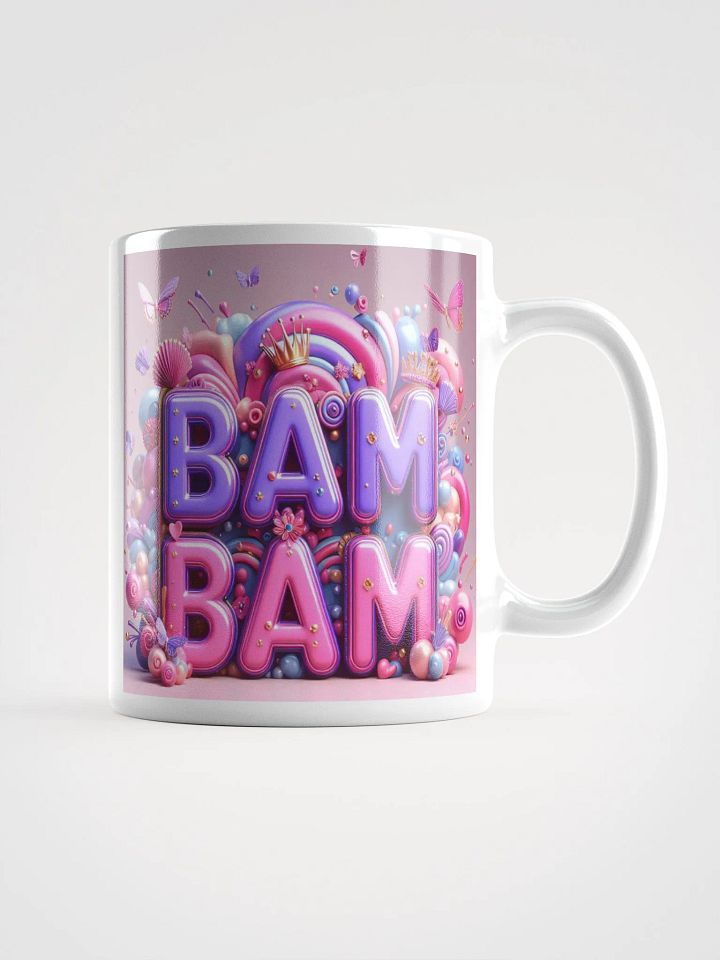 "BAM BAM" #Stylish Glossy White Mug product image (1)